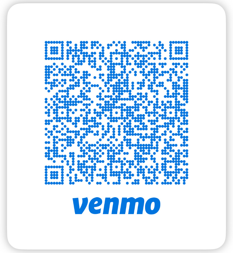 Donate via Venmo QR Code